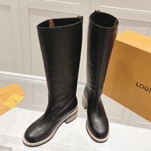 LOUIS VUITTON LV BIKER HIGH BOOT BLACK 1AGM78