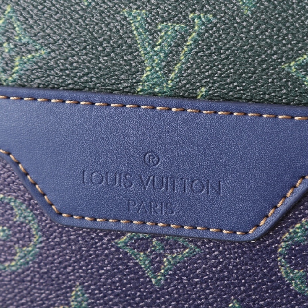 LOUIS VUITTON TRIO MESSENGER BLUE STRIPES 25CM M26026 LOUIS VUITTON TRIO MESSENGER BLUE STRIPES 25CM M26026
