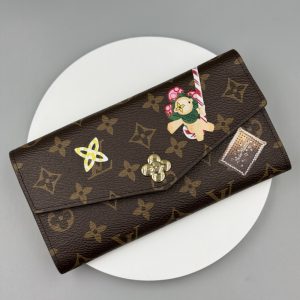 LOUIS VUITTON SARAH WALLET CANDY RED 19CM M12207