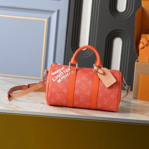 LOUIS VUITTON KEEPALL BANDOULIÈRE 25 CARAMEL 25CM