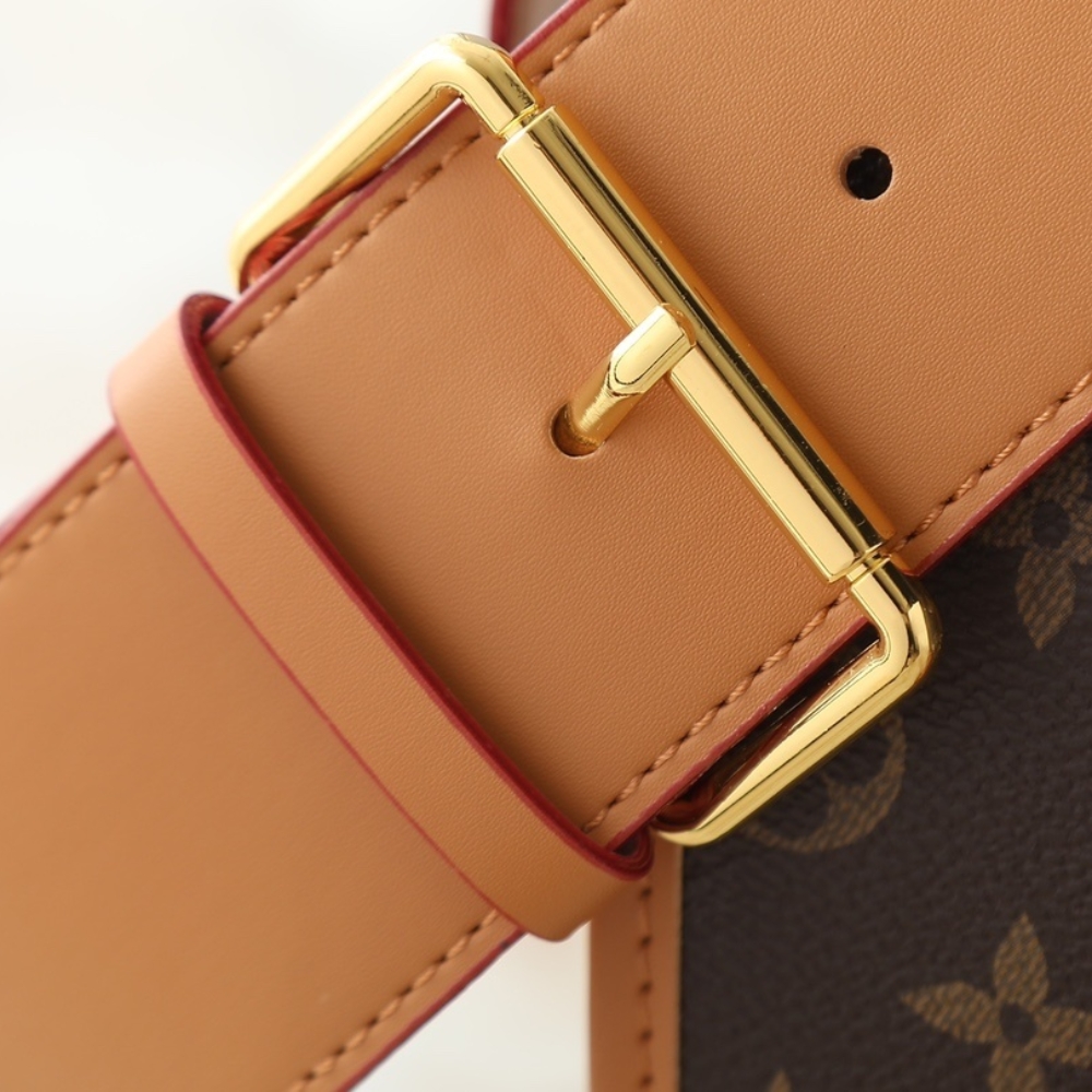 LOUIS VUITTON SATCHEL MESSENGER MONOGRAM BROWN 35CM M14723 LOUIS VUITTON SATCHEL MESSENGER MONOGRAM BROWN 35CM M14723