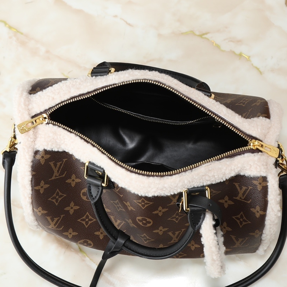 LOUIS VUITTON SPEEDY SOFT 30 TEDDY MONOGRAM BROWN 30CM LOUIS VUITTON SPEEDY SOFT 30 TEDDY MONOGRAM BROWN 30CM
