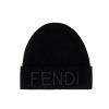 FENDI WOOL HAT BLACK