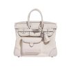 HERMES BIRKIN CARGO 25 TRAVEL BAG WHITE TOILE GOELAND 25CM