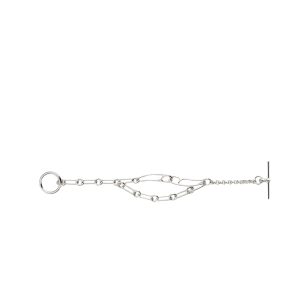 HERMES CHAINE DANCRE PUNK BRACELET SILVER