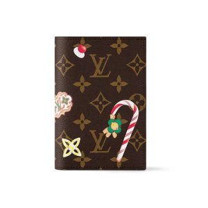 LOUIS VUITTON PASSPORT COVER CANDY RED 14CM M12219