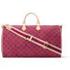 LOUIS VUITTON KEEPALL FOLDABLE 45 MONOGRAM RED 45CM M25772