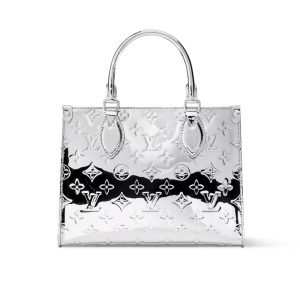 LOUIS VUITTON ONTHEGO PM SILVER 25CM