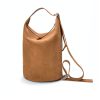 LOEWE LOOP BUCKET IN SUEDE TOBACCO 35CM
