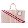LOUIS VUITTON KEEPALL BANDOULIÈRE 45 MEOWGRAM CANVAS 45CM M25787