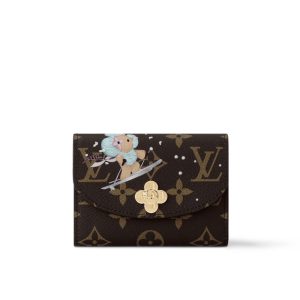 LOUIS VUITTON ROSALIE COIN PURSE AZUR FROST 12CM M12239