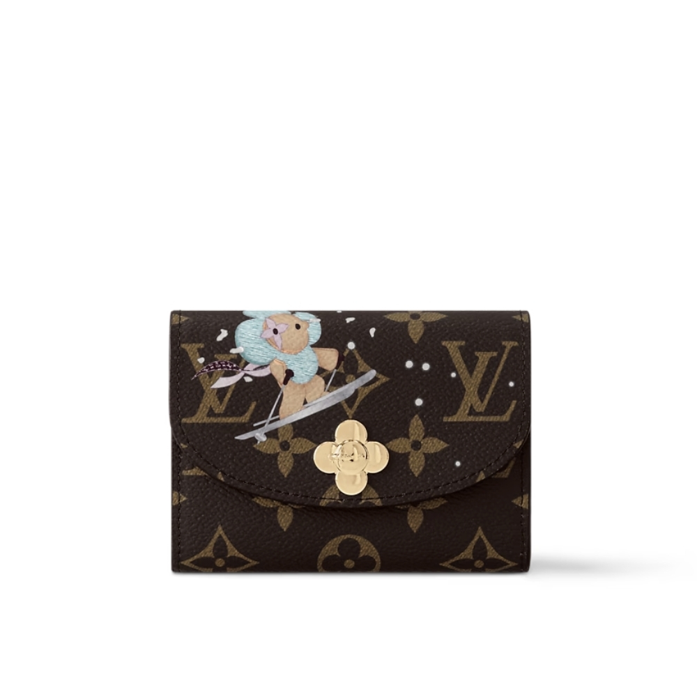 LOUIS VUITTON ROSALIE COIN PURSE AZUR FROST 12CM M12239 LOUIS VUITTON ROSALIE COIN PURSE AZUR FROST 12CM M12239