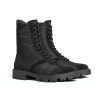 CELINE MARGARET BOOT IN NYLON AND SUEDE BLACK