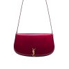 SAINT LAURENT MINI VOLTAIRE IN PATENT LEATHER GLOSS BURGUNDY
