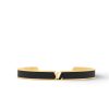 LOUIS VUITTON LV INITIALES BRACELET BLACK M1729M