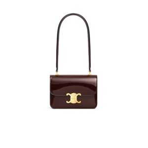 CELINE TEEN GARANCE bag in PATENT CALFSKIN(HIGH-END GRADE)