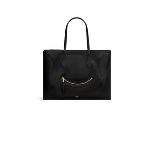 CLINE FLAT CABAS NEW LUGGAGE IN GLOSSY CALFSKIN