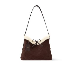 LOUIS VUITTON CARRYALL PM CHOCALATE BROWN 34CM