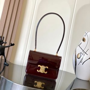 CELINE TEEN GARANCE bag in PATENT CALFSKIN(HIGH-END GRADE)