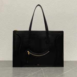 CLINE FLAT CABAS NEW LUGGAGE IN GLOSSY CALFSKIN