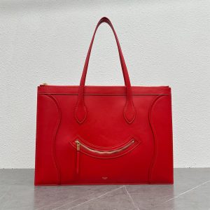 CLINE FLAT CABAS NEW LUGGAGE IN GLOSSY CALFSKIN