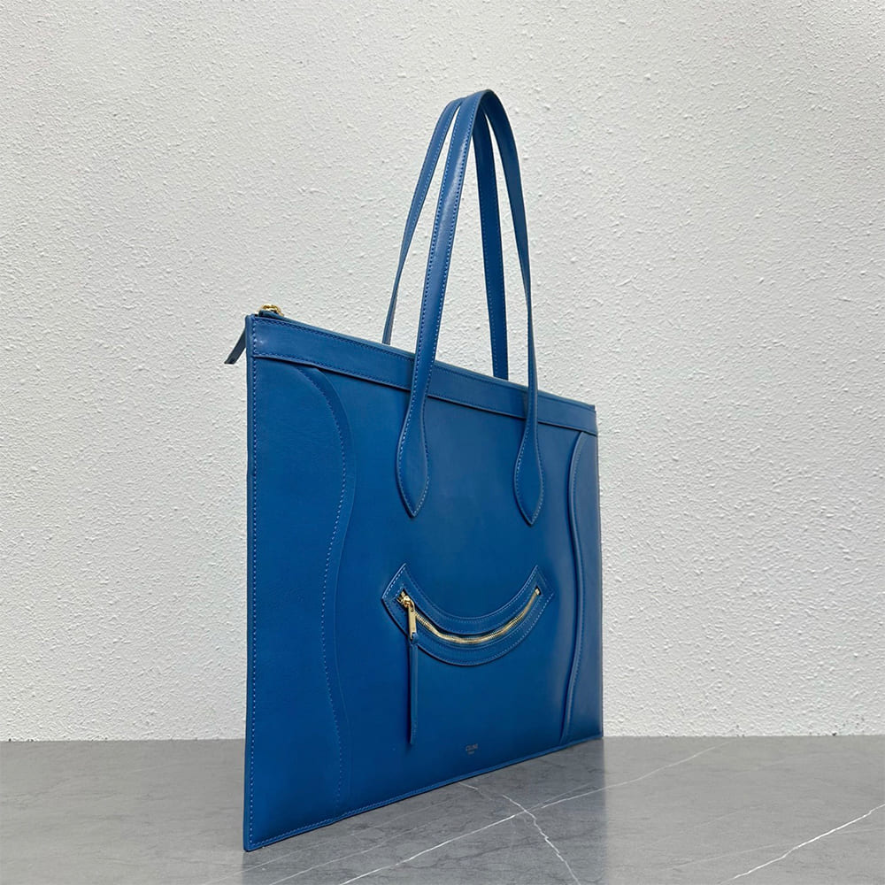 CLINE FLAT CABAS NEW LUGGAGE IN GLOSSY CALFSKIN CLINE FLAT CABAS NEW LUGGAGE IN GLOSSY CALFSKIN