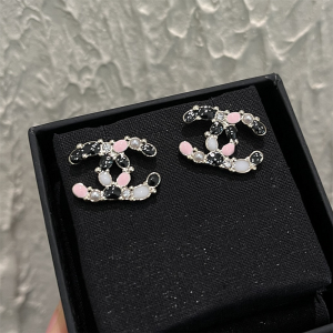 CHANEL CC MARK CRYSTAL EARRINGS MULTICOLOR