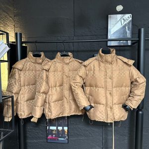LOUIS VUITTON MONOGRAM PUFFER JACKET BEIGE 1AIOZF