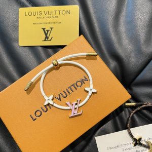 LOUIS VUITTON LV ICONIC BRACELET MONOGRAM WHITE