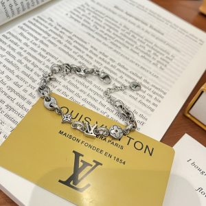 LOUIS VUITTON LV SAILOR MEDIUM BRACELET SILVER