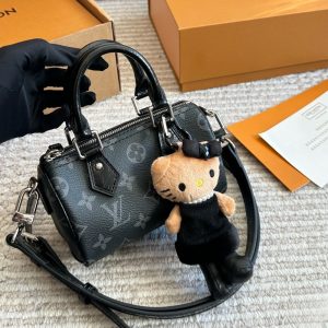 LOUIS VUITTON NANO SPEEDY MONOGRAM ECLIPSE 16CM