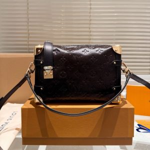 LOUIS VUITTON SIDE TRUNK MM DARK BROWN 23CM