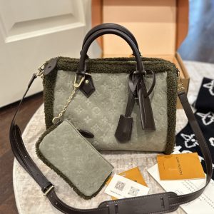 LOUIS VUITTON SPEEDY P9 BANDOULIÈRE 30 KHAKI 30CM