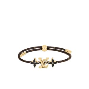 LOUIS VUITTON LV ICONIC BRACELET MONOGRAM BROWN