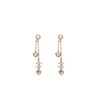 CHANEL HEART SHAPED EARRINGS CRYSTAL IN GOLD