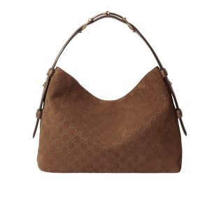 GUCCI BEATRIX LARGE TOTE BAG BROWN 40CM