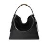 GUCCI BEATRIX LARGE TOTE BAG BLACK LEATHER 40CM