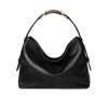 GUCCI BEATRIX MEDIUM TOTE BAG BLACK LEATHER 35CM