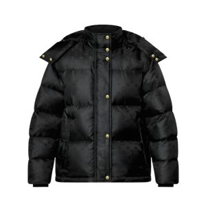 LOUIS VUITTON MONOGRAM PUFFER JACKET BLACK 1AGAEM