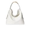 GUCCI BEATRIX LARGE TOTE BAG WHITE LEATHER 40CM