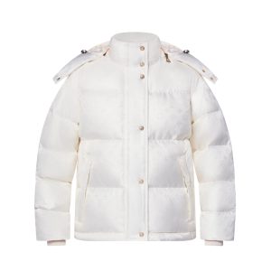 LOUIS VUITTON MONOGRAM PUFFER JACKET WHITE