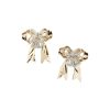 CHANEL STUD EARRINGS WITH GOLD