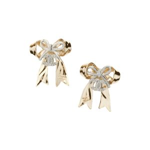 CHANEL STUD EARRINGS WITH GOLD