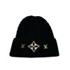 LOUIS VUITTON LV HEADLINE BEANIE IN BLACK WOOL