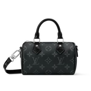 LOUIS VUITTON NANO SPEEDY MONOGRAM ECLIPSE 16CM