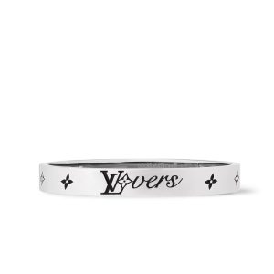 LOUIS VUITTON LV TOWARDS BANGLE SILVER