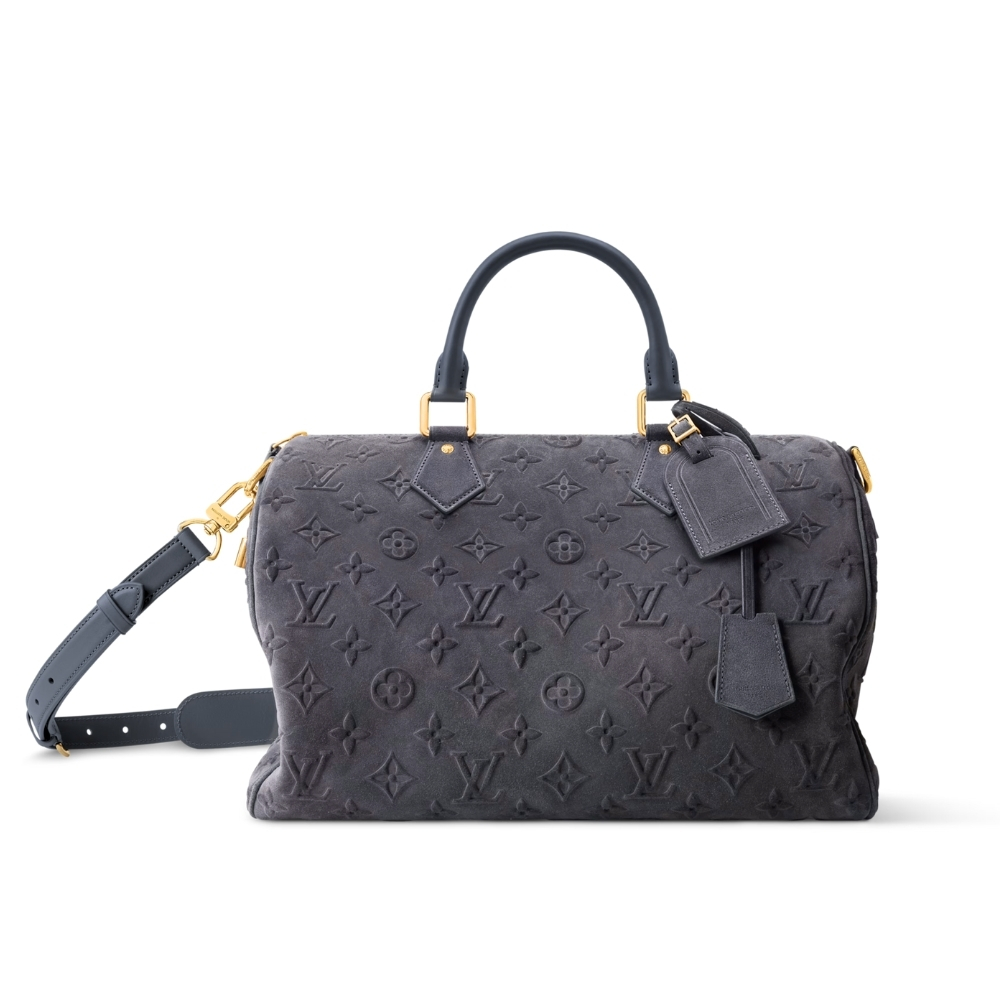 LOUIS VUITTON SPEEDY P9 BANDOULIÈRE 40 GRAY 40CM LOUIS VUITTON SPEEDY P9 BANDOULIÈRE 40 GRAY 40CM