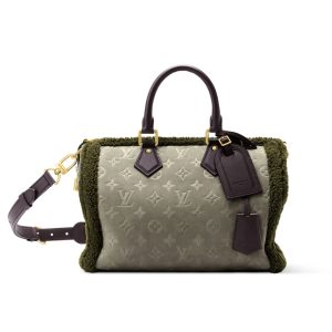 LOUIS VUITTON SPEEDY P9 BANDOULIÈRE 30 KHAKI 30CM