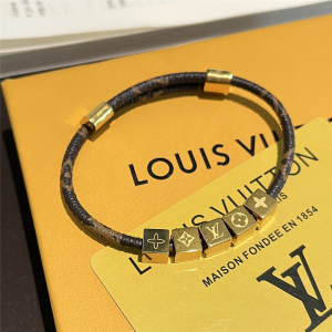 LOUIS VUITTON LV CUBE BRACELET MONOGRAM BROWN