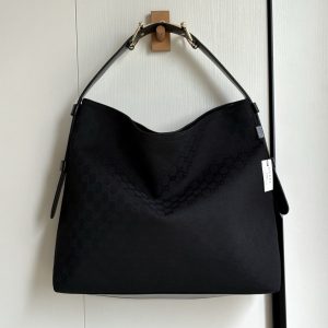 GUCCI BEATRIX LARGE TOTE BAG BLACK 40CM